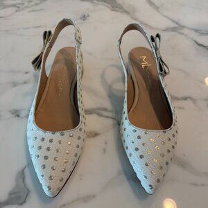 Beautiful Leather Sling Back Shoes